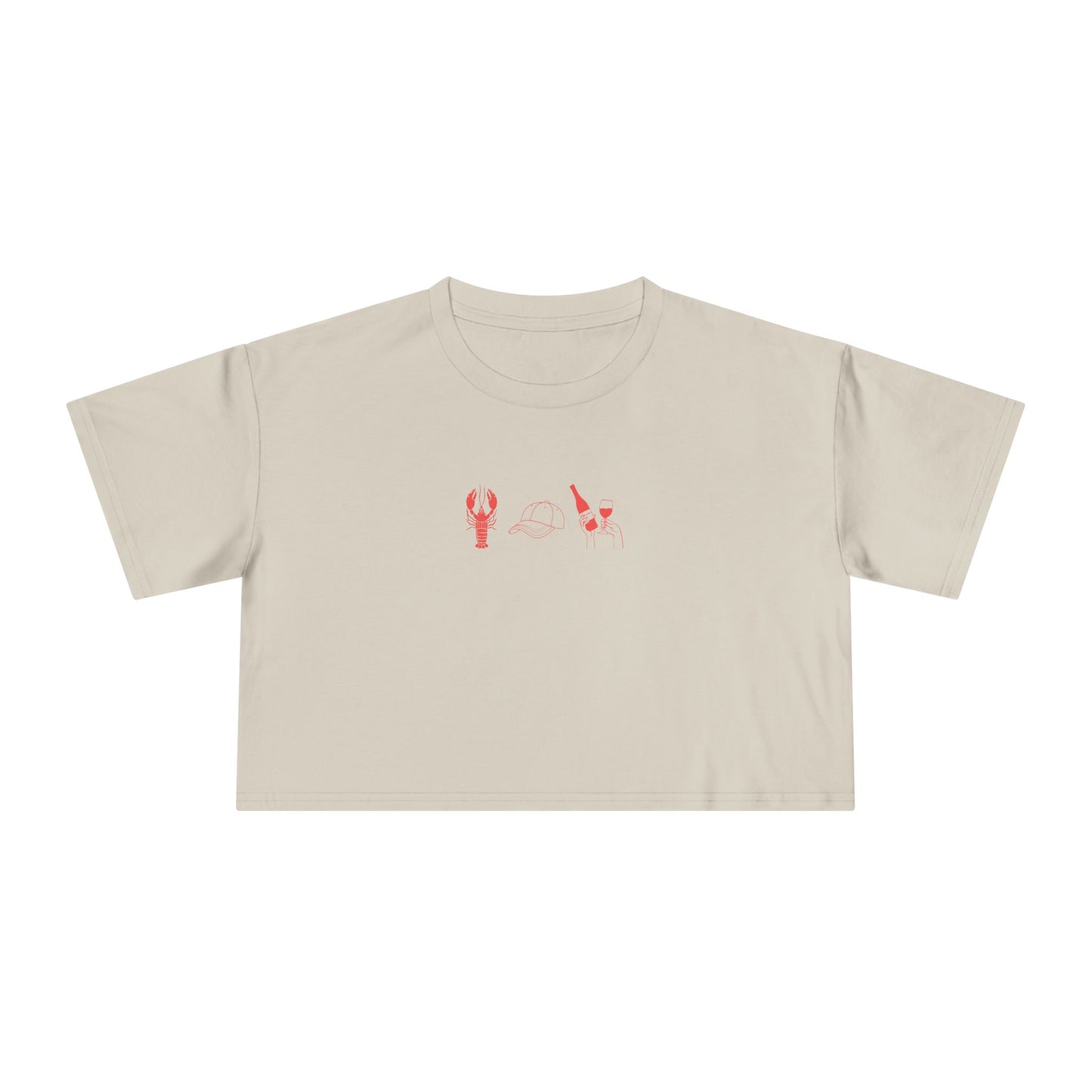 Crawfish Season Crop Top