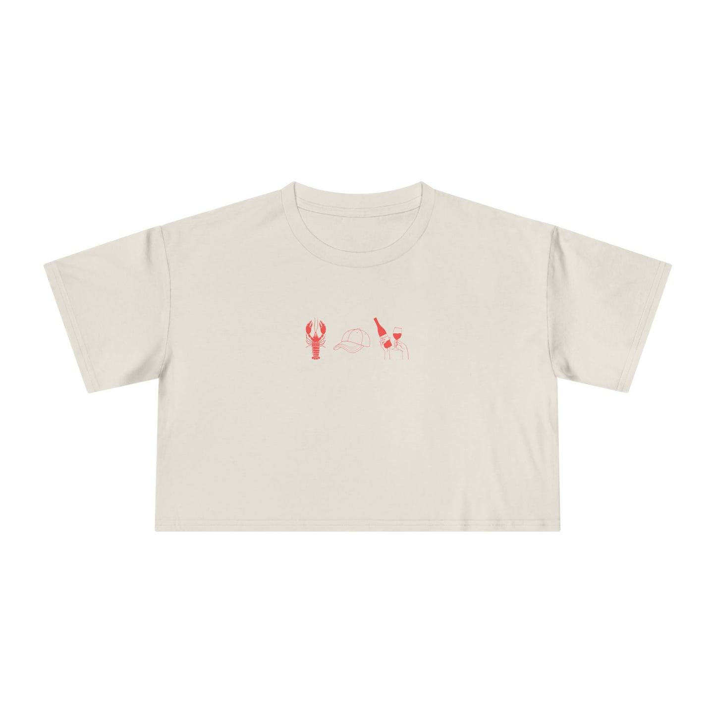 Crawfish Season Crop Top